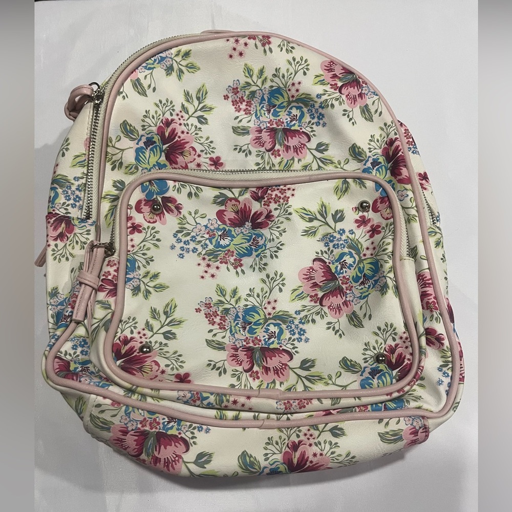 Faux Leather Backpack